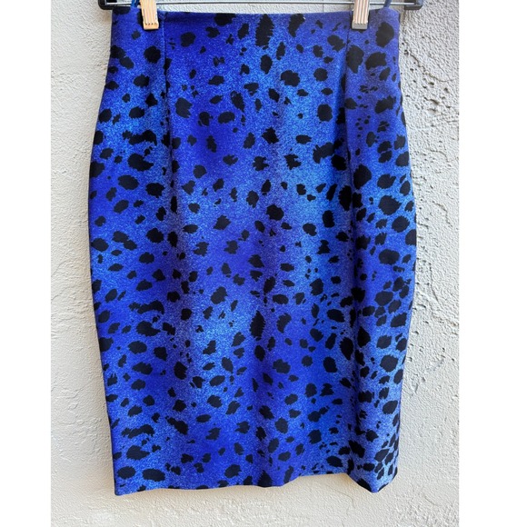 Gianni Versace Couture VTG Womens Leopard Print Glam Mobwife Pencil Skirt - Picture 4 of 10